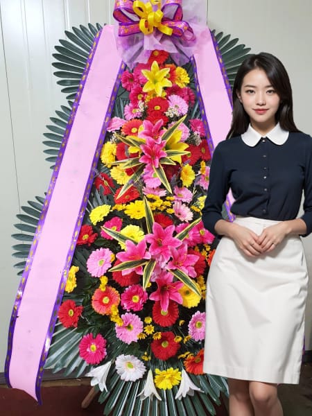 FKI 플라자 3단화환 기본형